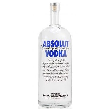 VODKA ABSOLUT ORIGINAL 4.5L