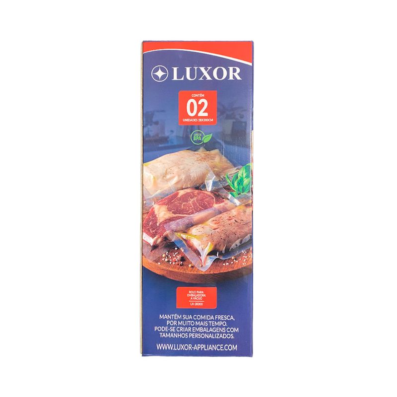 BOLSA PARA EMBALAR AL VACIO LUXOR LX-28300 28 X 30CM ROLLO