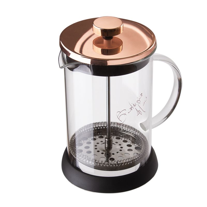 CAFETERA FRANCESA 600ML ROSE GOLD BERLINGER HAUS
