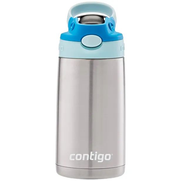 BOTELLA TERMICA CONTIGO KISS VERDE AGUA C/AZUL 384ML