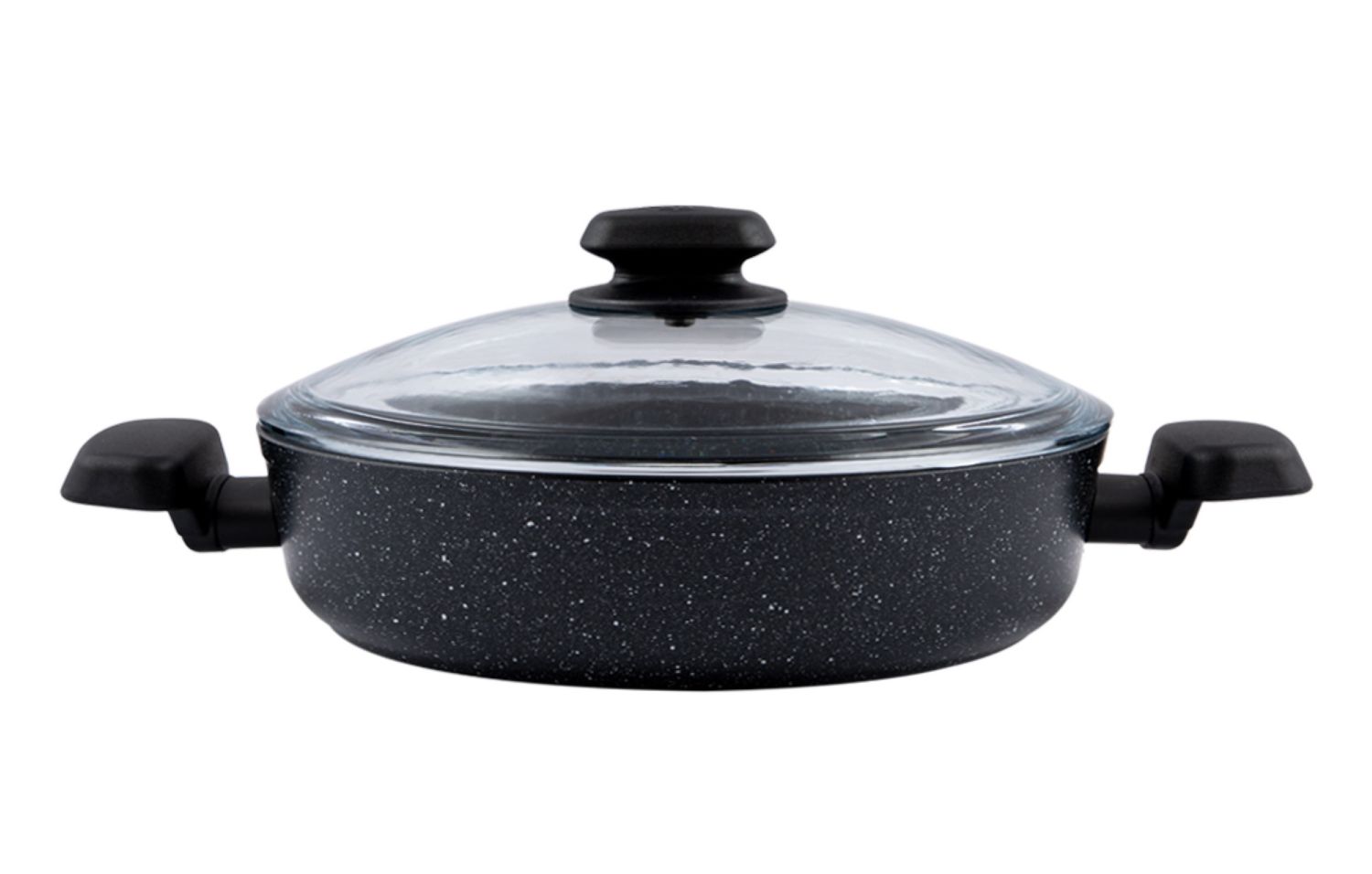 CACEROLA KORKMAZ A1843 CON TAPA NEGRO 2.5L 24X6,5CM