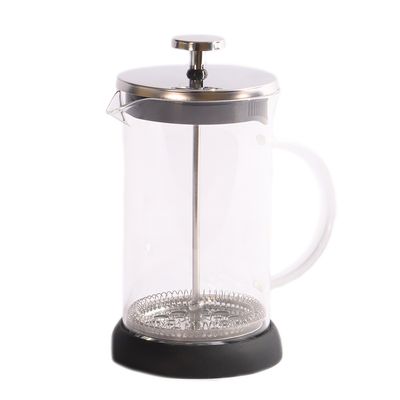 CAFETERA PRENSA FRANCESA VIDRO 700ML TAPA INOX.