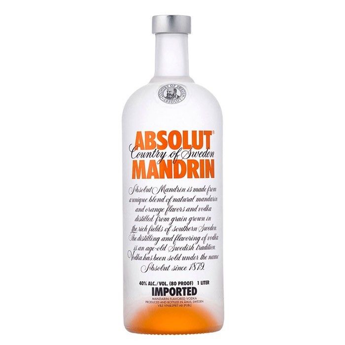 VODKA ABSOLUT MANDRIN 1L