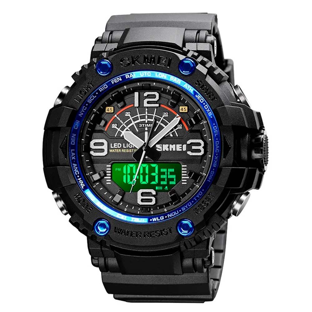 RELOJ UNISEX SKMEI 1617 ANALÓGICO Y DIGITAL BU - AZUL
