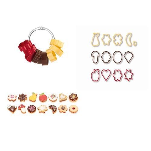 TESCOMA CORTADOR MOLDE COOKIE TRADICIONAL 13PZS &quot;DELICIA&quot;