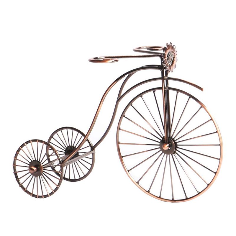 PORTA VINO CARRUAGEM REAL 32X17X23 COLOR BRONCE EN METAL