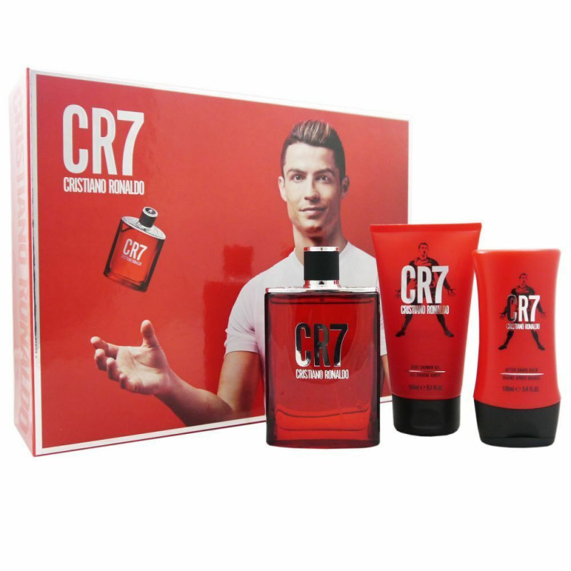 KIT DE PERFUME MASCULINO CR7 RED 100ML+150ML+150ML