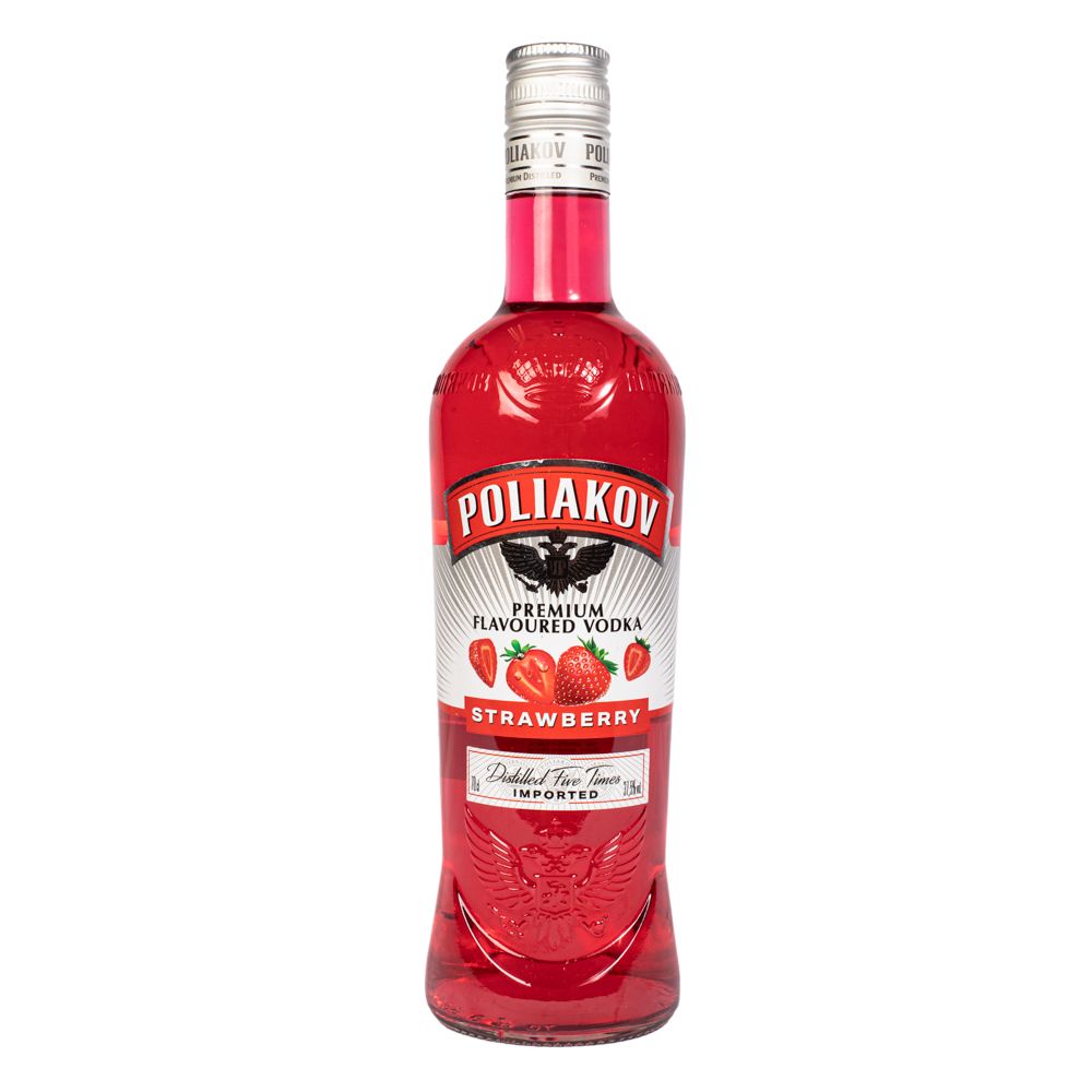 VODKA POLIAKOV STRAWBERRY 700ML