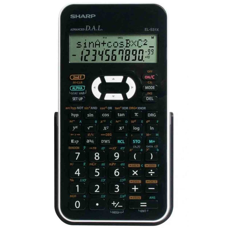 CALCULADORA CIENTÍFICA SHARP EL-531XBW 12 DÍGITOS NEGRO