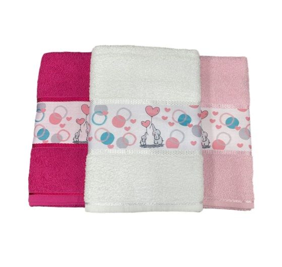 TOALLA DE BAÑO INFANTIL 70X130CM