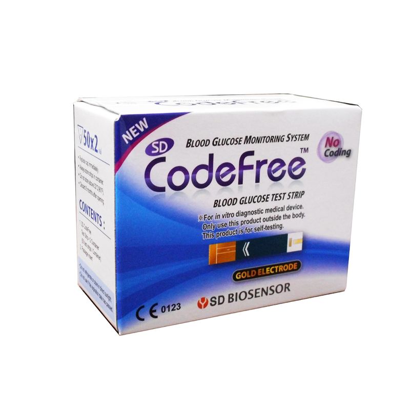 TIRAS REACTIVAS SD CODEFREE 50 PCS