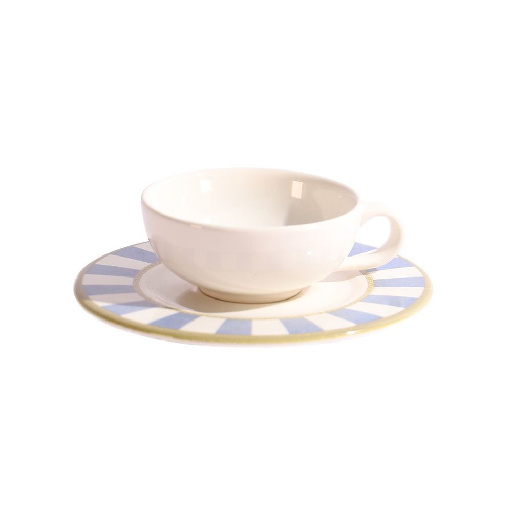 ALLEANZA TAZA C/PLATO PREMIUM BLUE ST