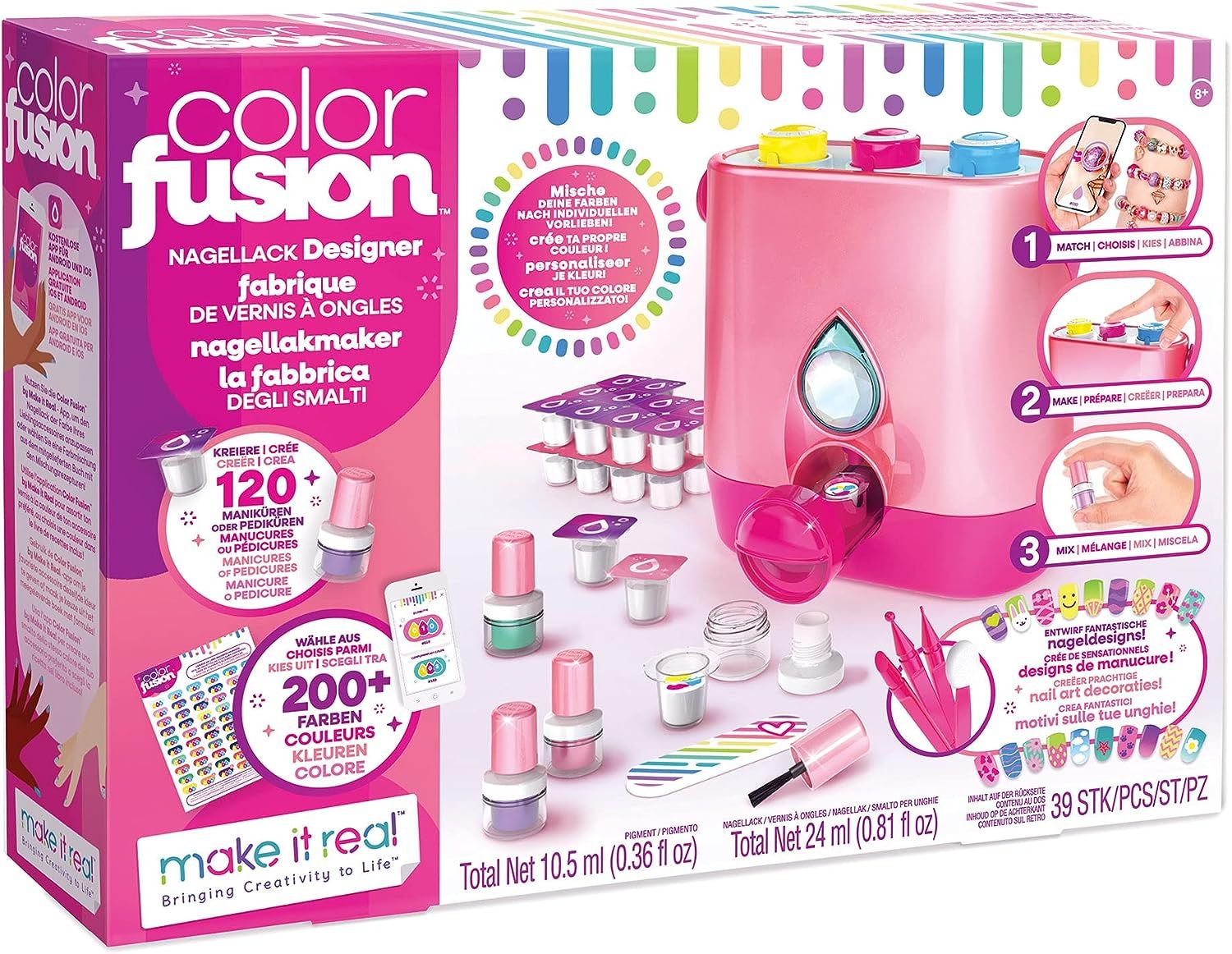 MEZCLADOR DE ESMALTE MAKE IT REAL COLOR FUSIÓN 120 