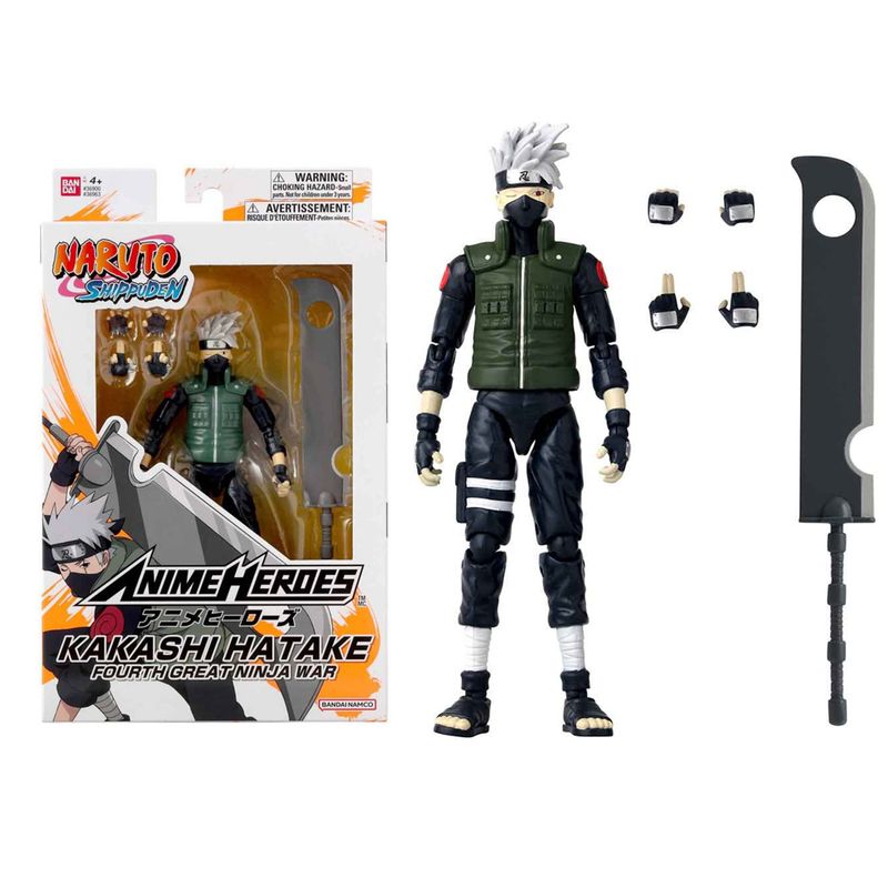 ANIME HEROES NARUTO-HATAKE KAKASHI FO