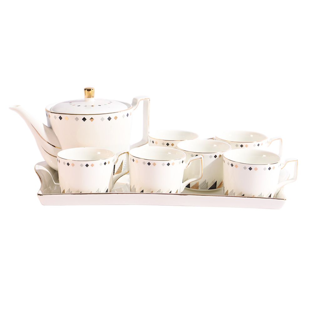 TETERA C/TAZAS Y BANDEJA 8PZS