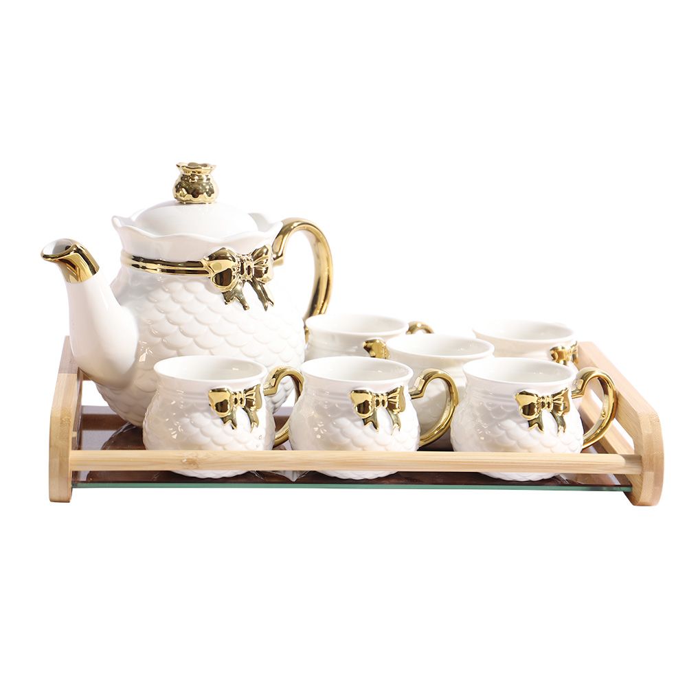 SET DE TETERA CON TAZAS Y BANDEJA 8PZS