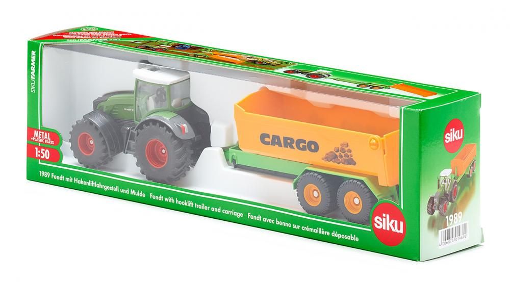 FENDT WITH HOOKLIFT TRAILER AND CARRI