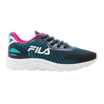 CALZADO FILA SQUALL NEGRO TURQUESA INFANTIL US 1Y 1.5Y