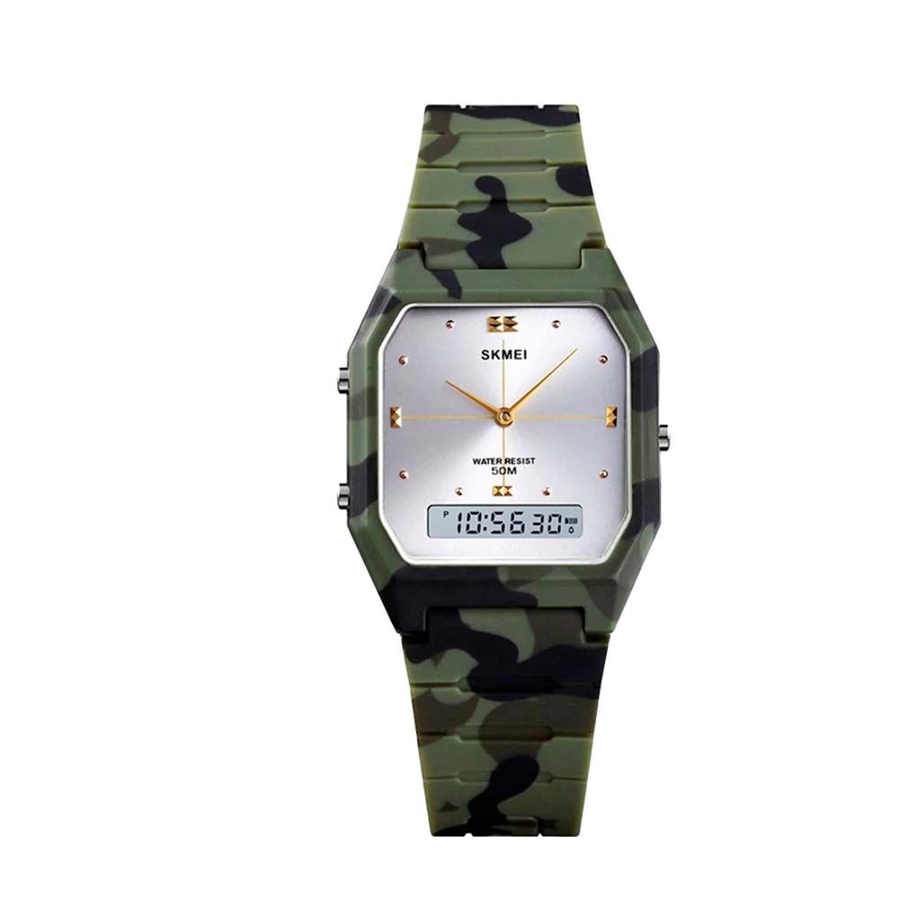 RELOJ MASCULINO ANALOGICO SKMEI 1604 GRCM VERDE