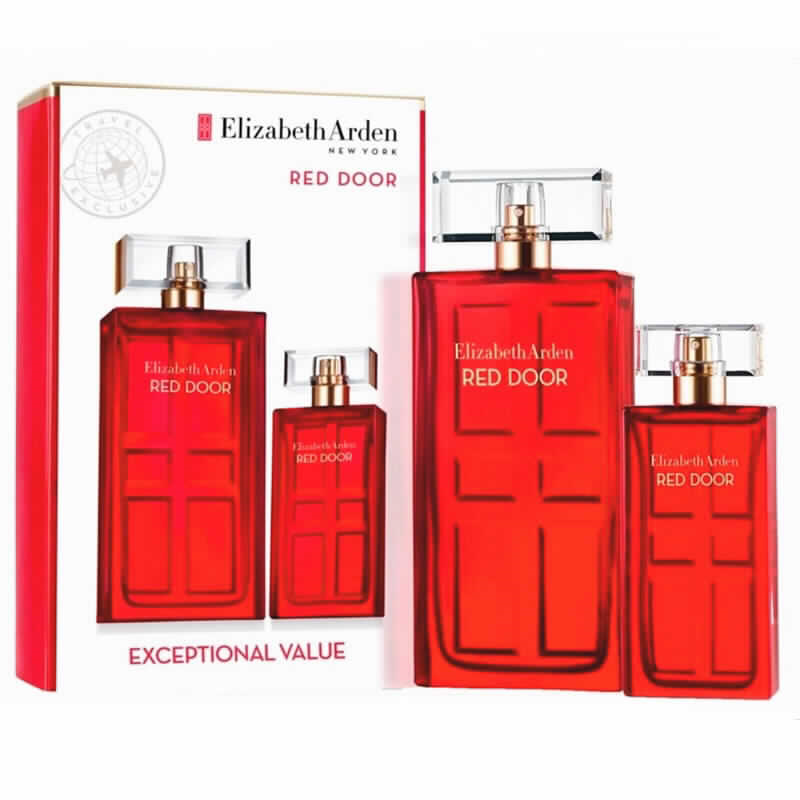 KIT DE PERFUME E.ARDEN RED DOOR EDT+LOCIÓN +TALCO 100ML