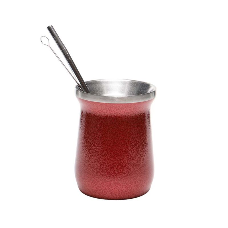 MATERO CON BOMBILLA INOXIDABLE