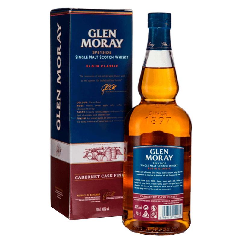 WHISKY GLEN MORAY CABERNET CASK 700ML