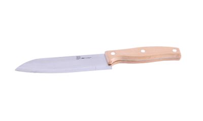 CUCHILLO INOX MANGO MADERA