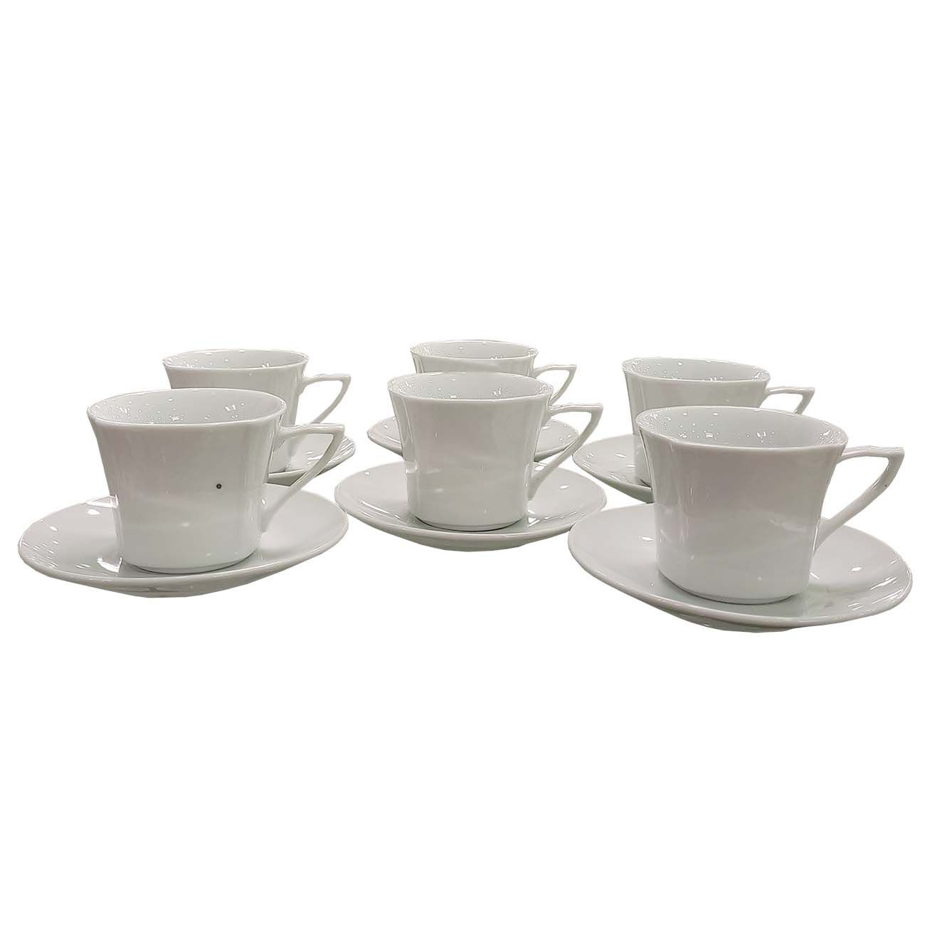 JGO DE TAZA  PORCELANA 200ML 6 PCS 