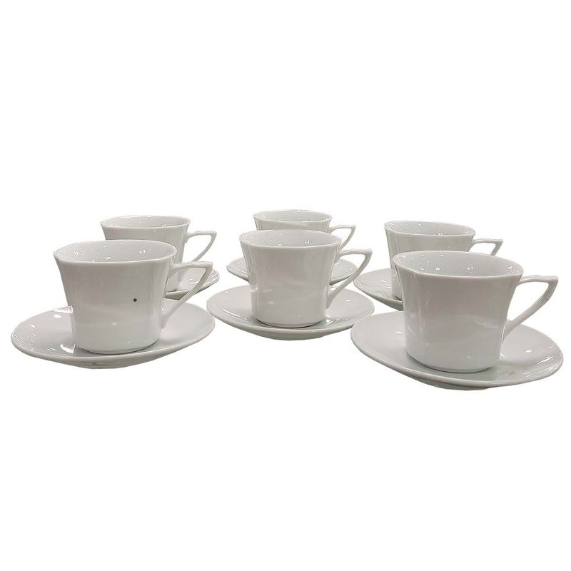 JGO DE TAZA  PORCELANA 200ML 6 PCS 