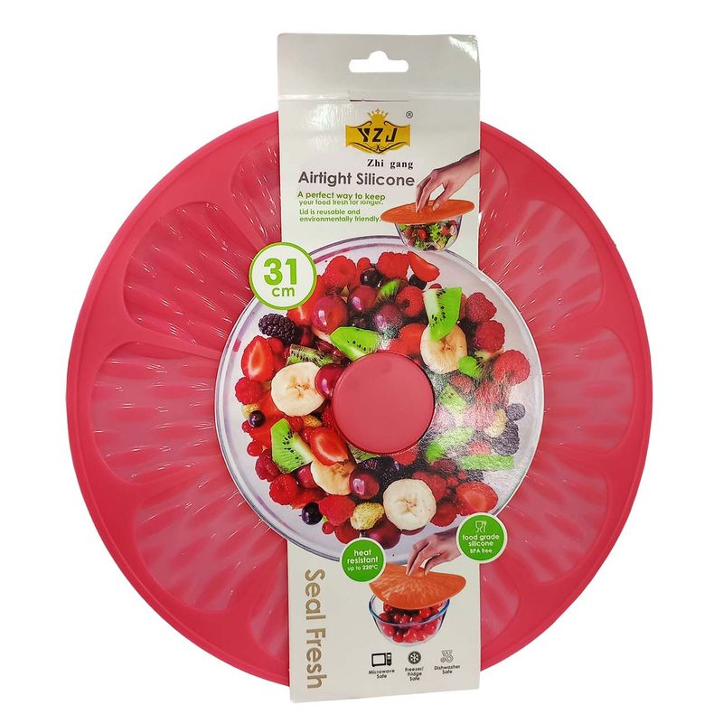 TAPA DE SILICONA MULTIUSO 31CM ROSA