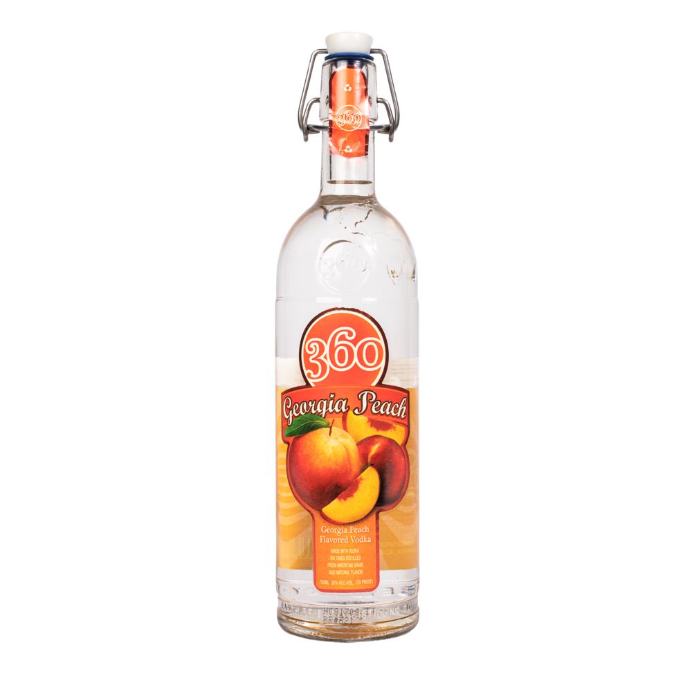 VODKA 360 GEORGIA PEACH 750ML