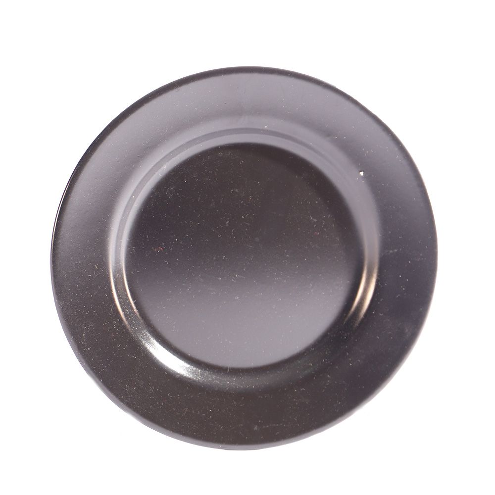 ALLEANZA PLATO SOBREMESA NEGRO ACETIN