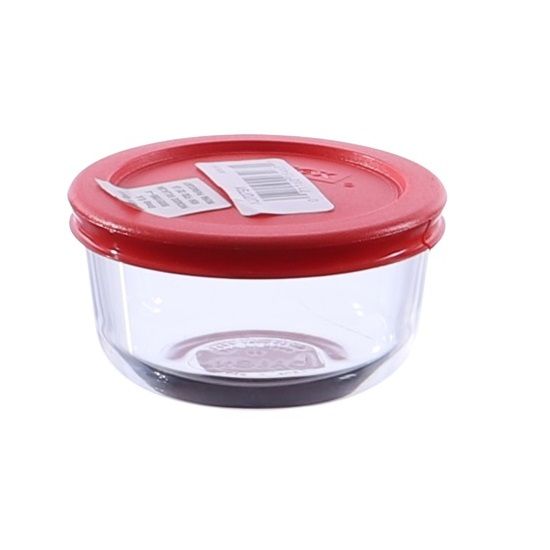PYREX ST PLUS 1-CUP RED C/TAPA PLAS R