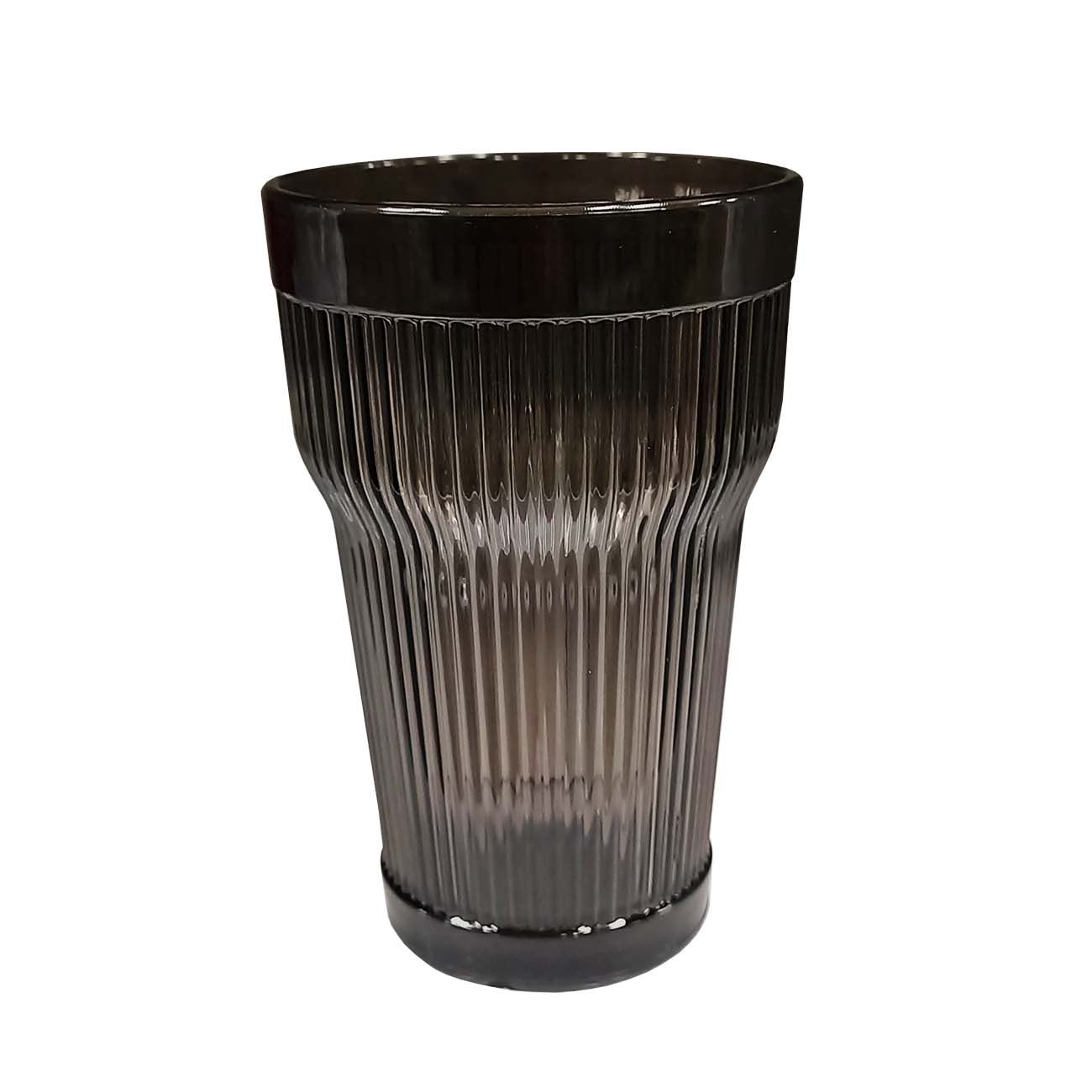 VASO BAROK JUMBO 400ML GRIS AHUMADO 
