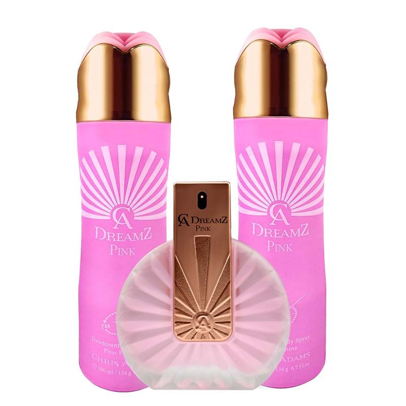 KIT FEMENINO CHRIS ADAMS DREAMZ PINK EDP+DEO