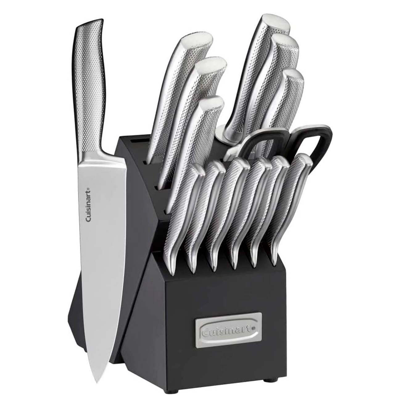 JUEGO DE CUCHILLO ACERO INOX 15PZS