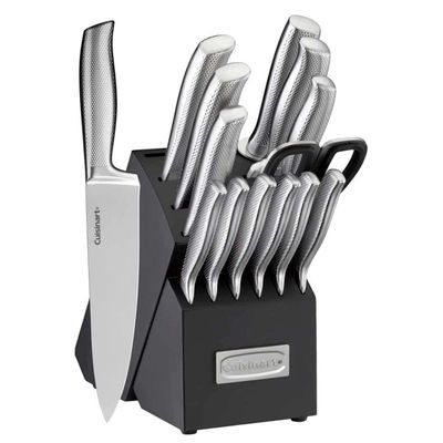 JUEGO DE CUCHILLO ACERO INOX 15PZS