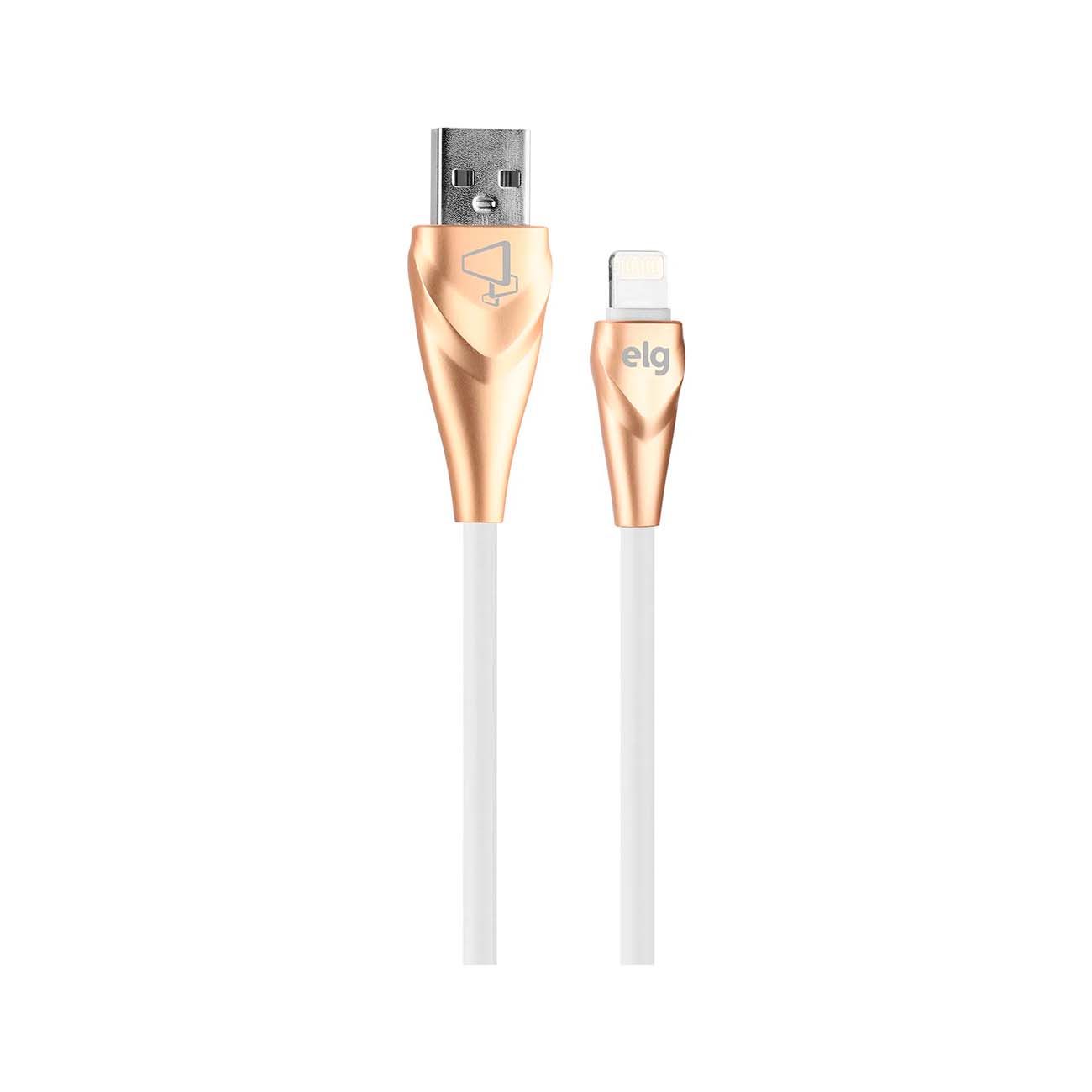 CABLE ELG LIGHTNING AL810WH 1M 2.4A
