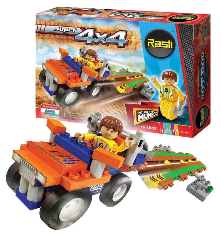 RASTI 4X4 120PIEZAS