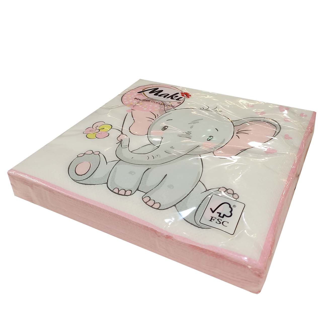 SERVILLETA ELEFANTE/NIÑA