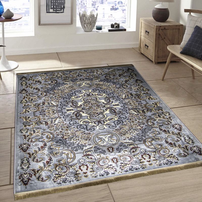 ALFOMBRA TURQUOISE 720PES L.GREY 150X230