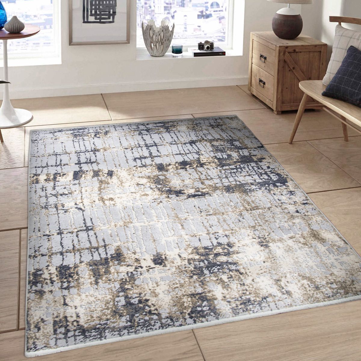 ALFOMBRA BOREGO 2100 L.BLUE 150X230