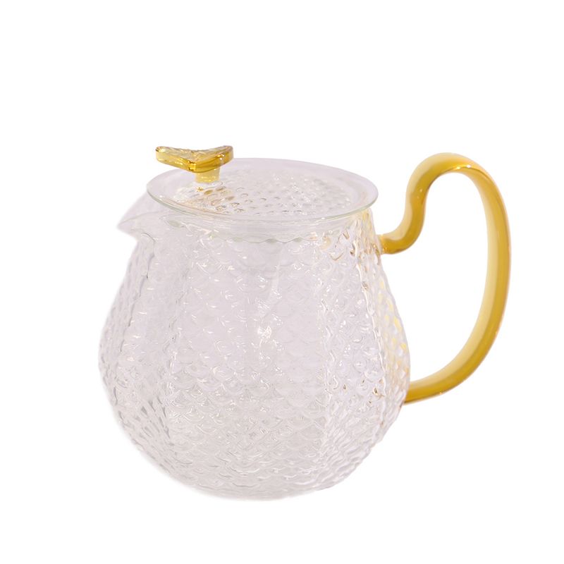 TETERA DE VIDRIO C/RELIEVE, FILTRO DE VIDRIO 500ML 