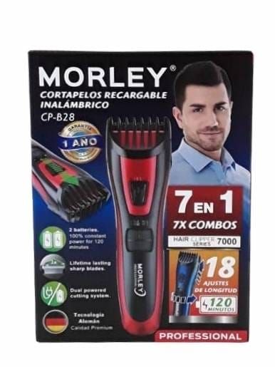CORTADOR DE PELO MORLEY CP-B28 RECARGABLE 220V