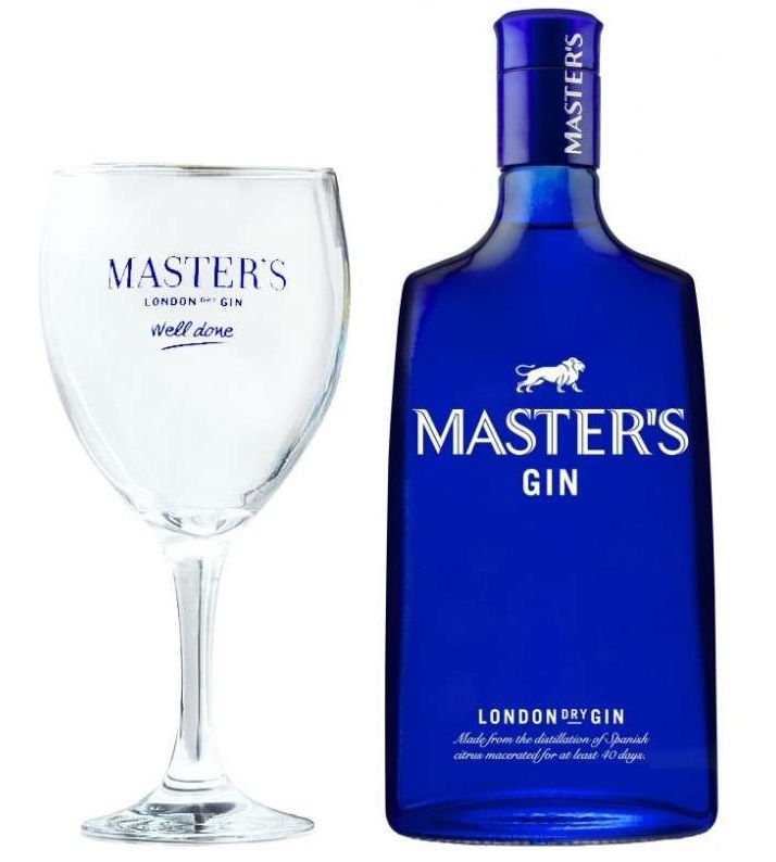 GIN MASTER&#39;S TRIDESTILADO 700ML GIFT BOX 