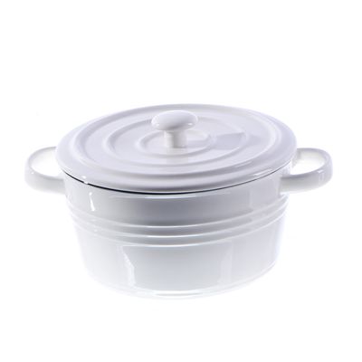 MINI CACEROLA DE CERAMICA PARA MICROONDAS 900ML