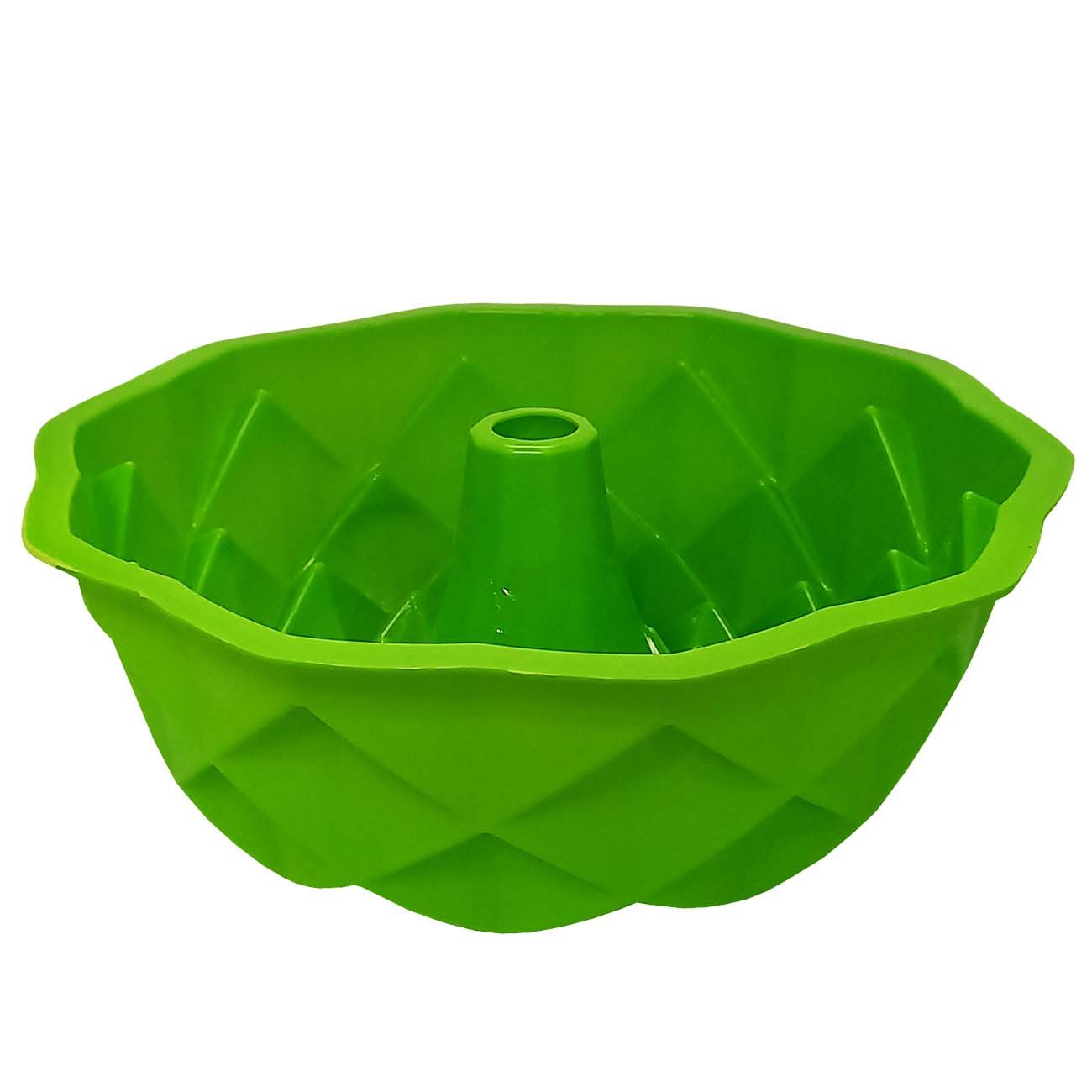 FORMA DE SILICONA VERDE P/TORTA 