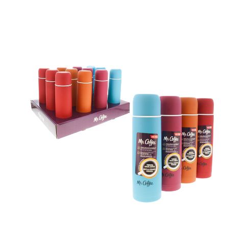 TERMO ACERO INOXIDABLE COLORIDO 458ML 