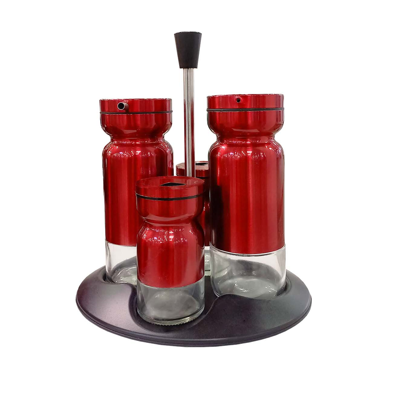 CONDIMENTERO AL-3023/ROJO/5PC