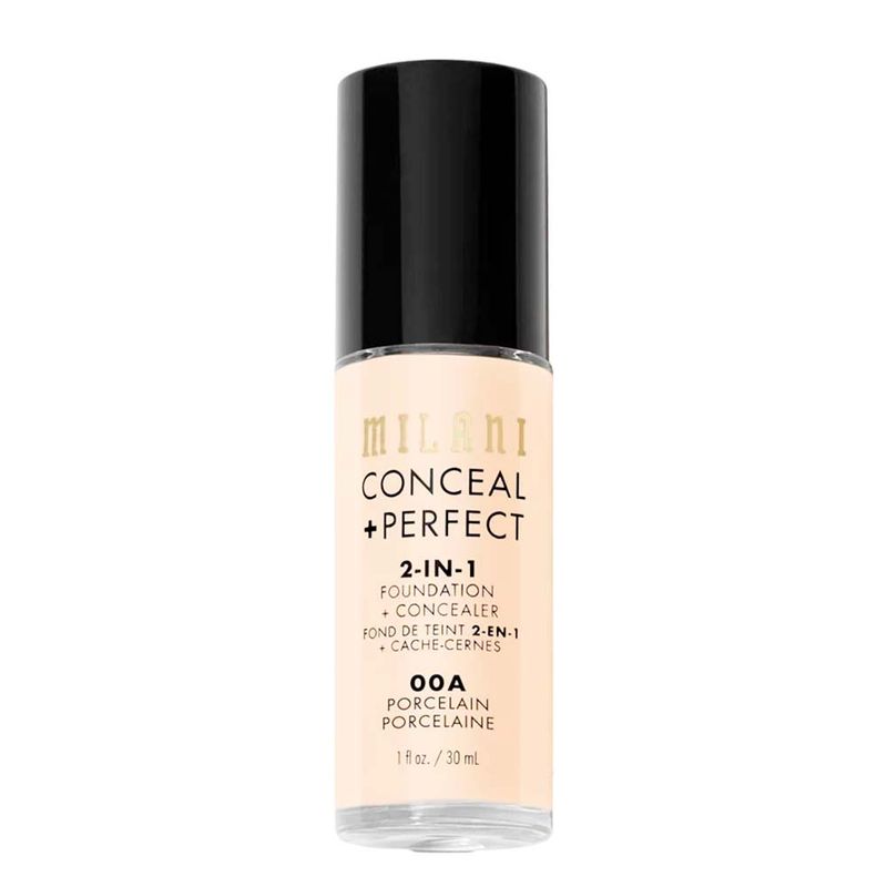 BASE MILANI 2EN1 30ML 00A PORCELAIN